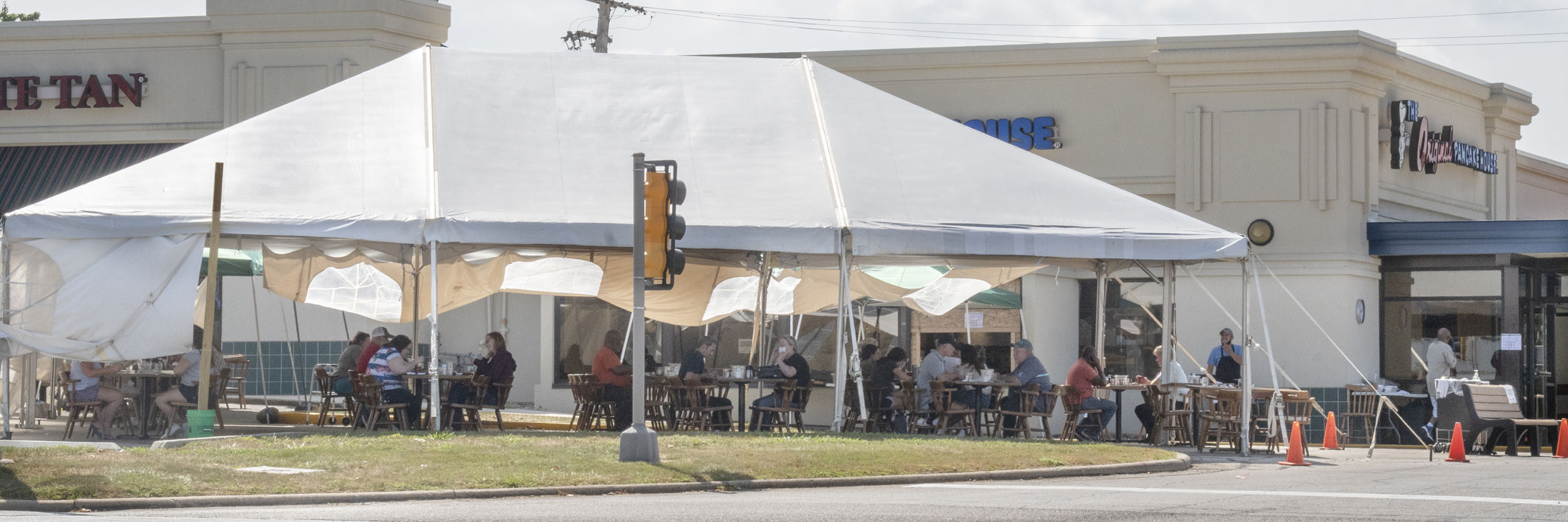 Missing football: Tents